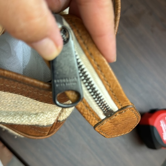 Burberry Blue Label Tweed Material with leather trim - Picture 9 of 13